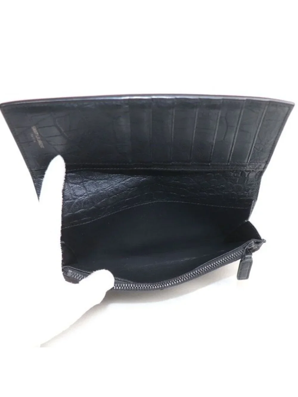Saint Laurent Monogram Continental Wallet Black